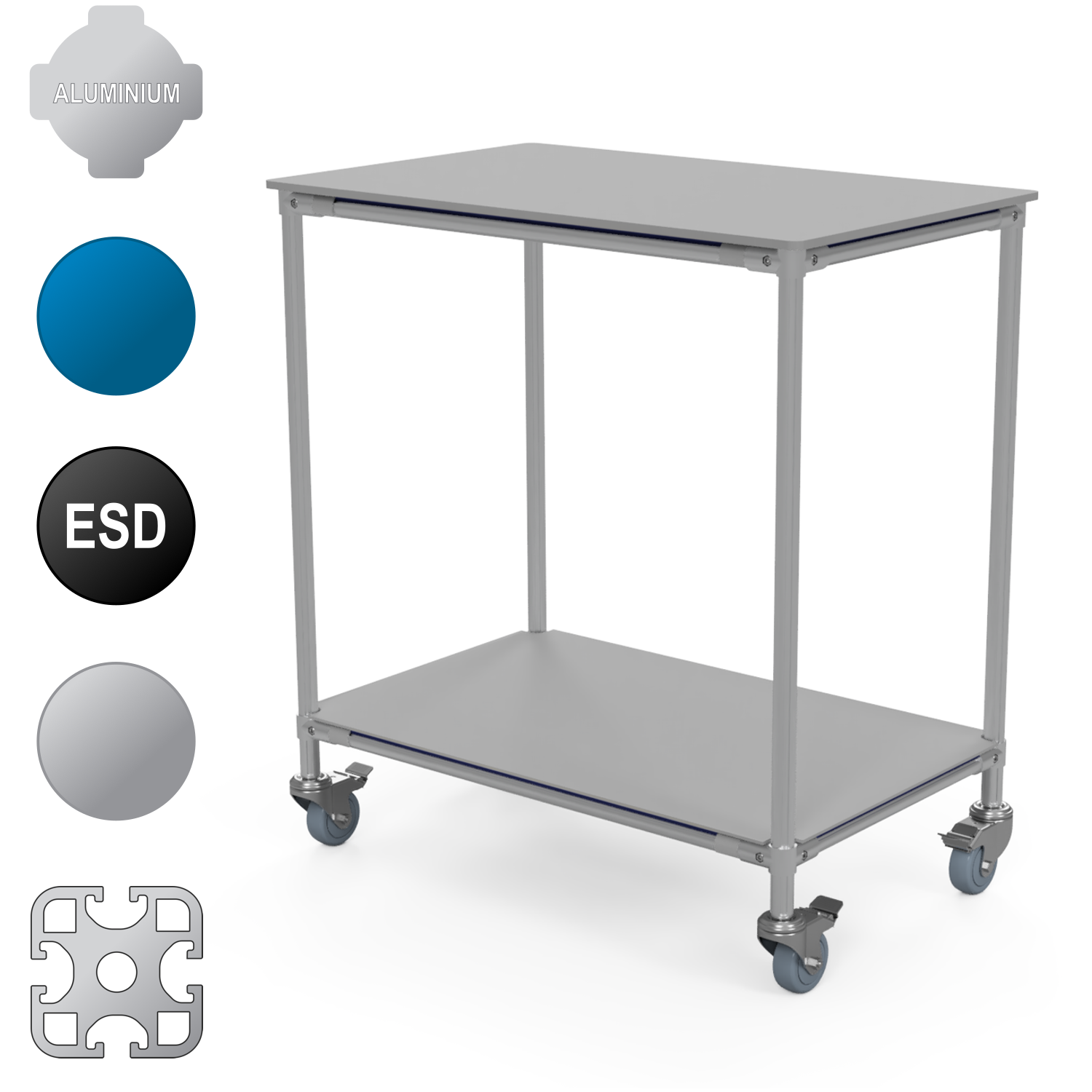 TRL-01 | Trolley | No Back | Multi-Level