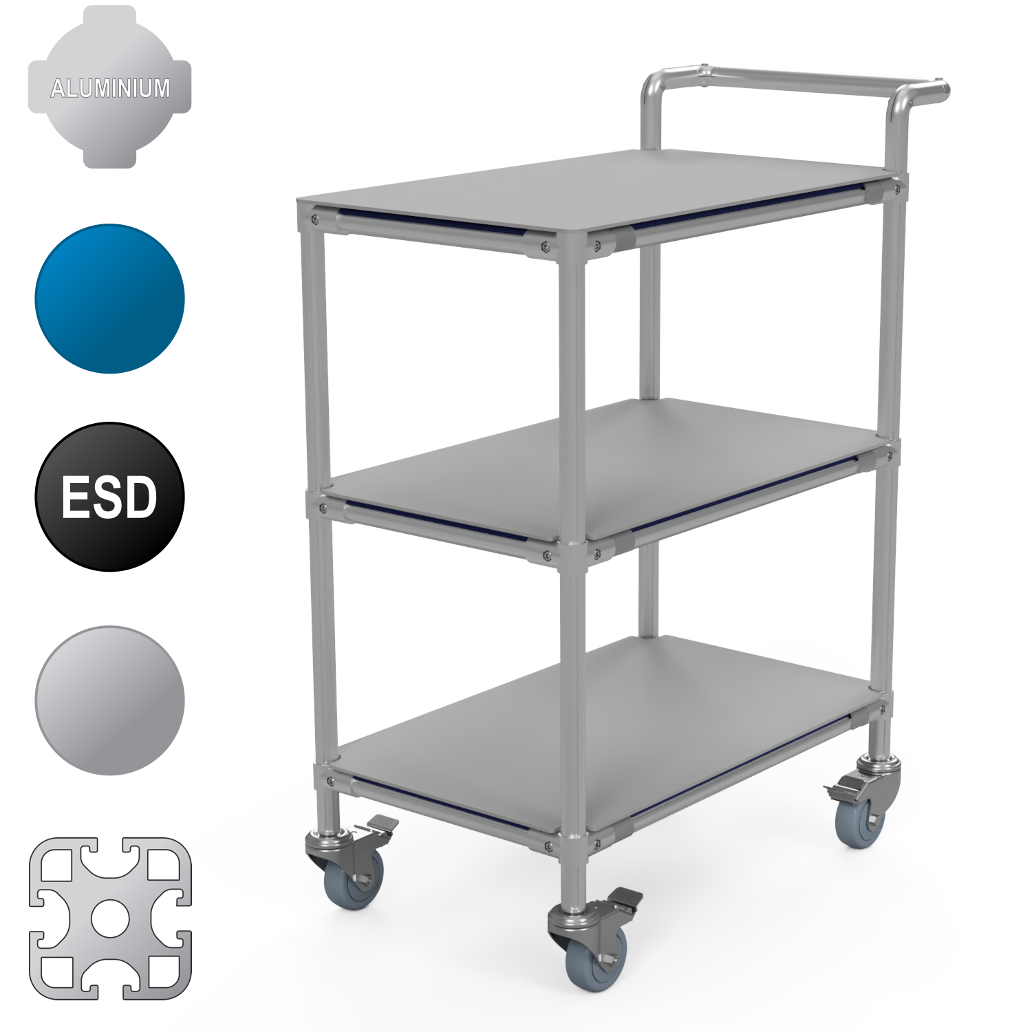 TRL-03 | Picking Trolley | No Back | Multi-Level
