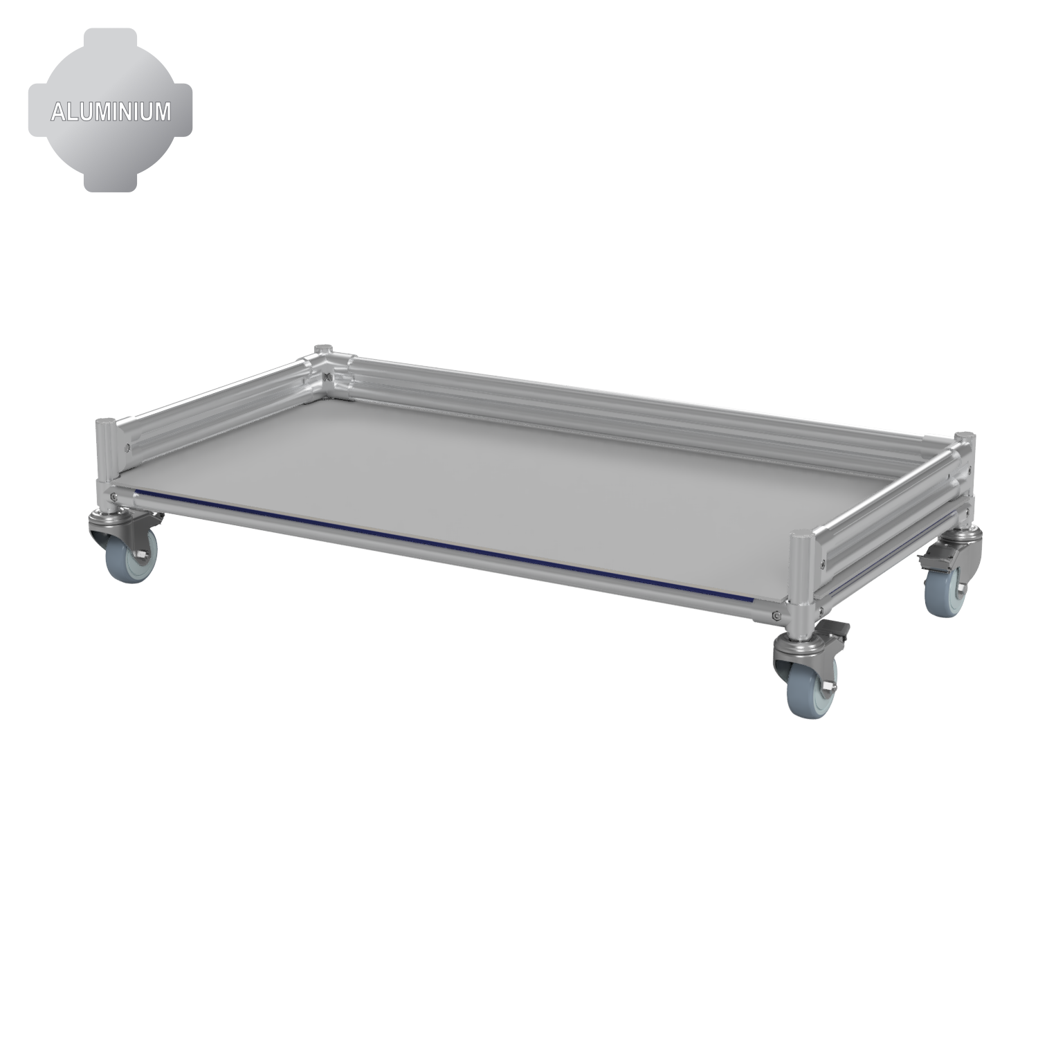 51319 - Mobile Castor Platform Stand for Factory Floor