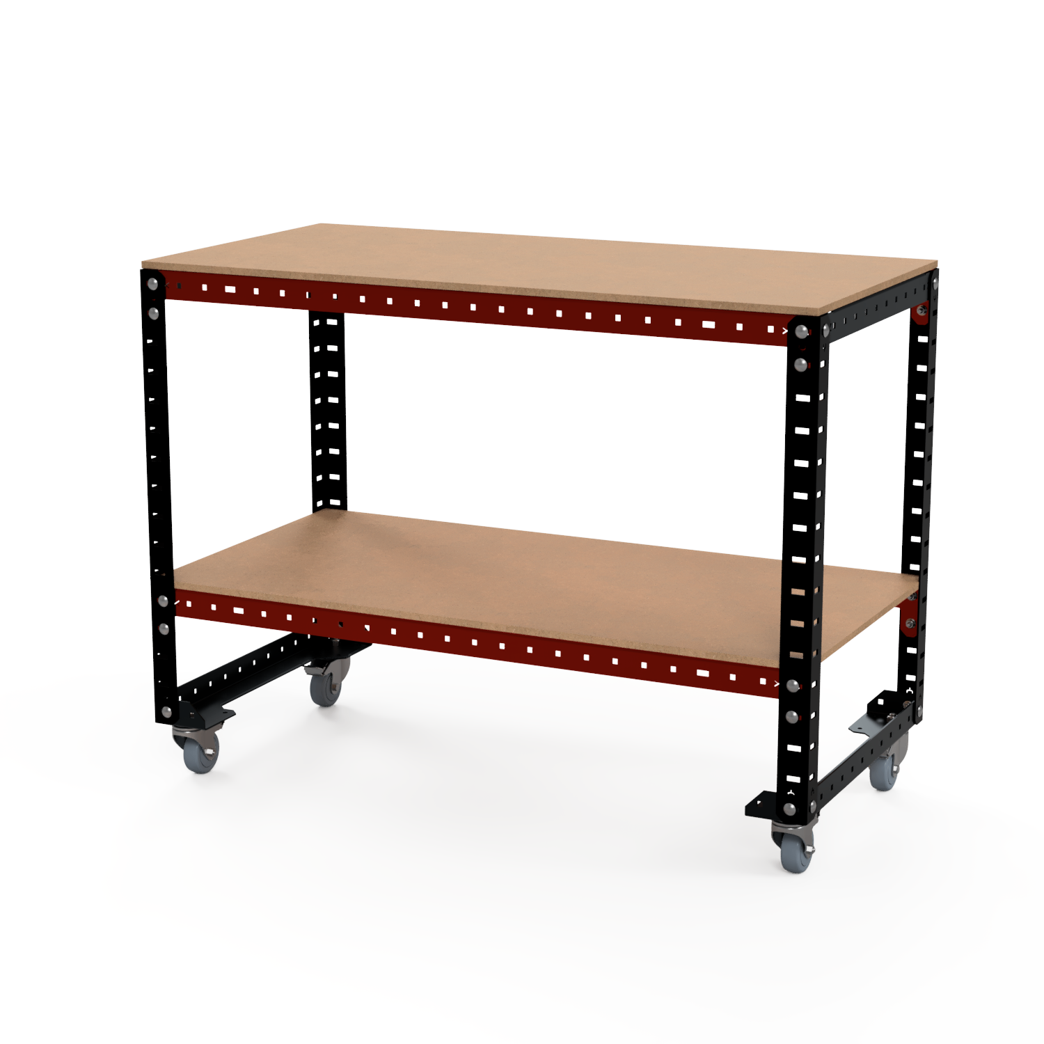 WKS-04 | Modular Workbench - 1200 x 600 x 920mm | No Back | Fixed Height | ConneXYZ
